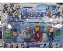 Sada Figurek Marvel Avengers 3KS Hulk+ Iron Man+Thor + psluenstv + Mystery Box (Nov) - 259 K